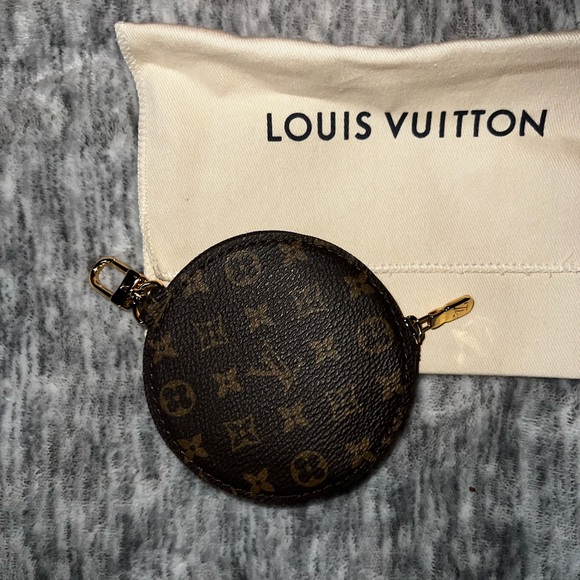 NEW LOUIS VUITTON MONOGRAM COIN WALLET ROUND MULTI POCHETTE COIN PURSE - Picture 2 of 14